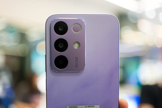 Bangkok, Thailand - April 1, 2026 : Realme C85 5G. MediaTek Dimensity 6300. Ultra Bright Display. 7000mAh Titan Battery
