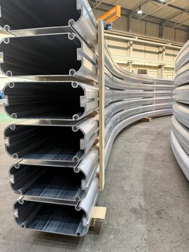 Curved aluminum profiles