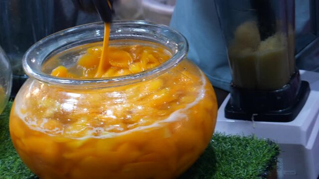 Marian plum smoothie, Thailand