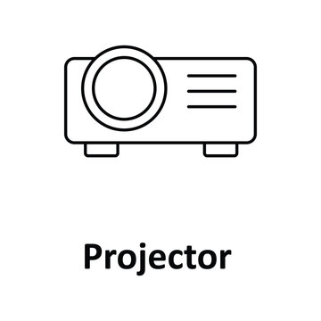 Projector Vector icon which can easily modify or edit