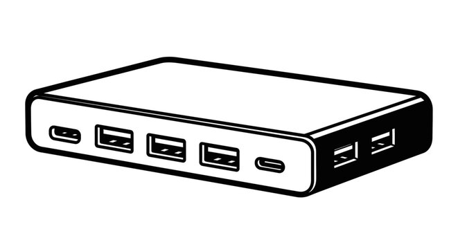 Multi Port USB Hub Device.