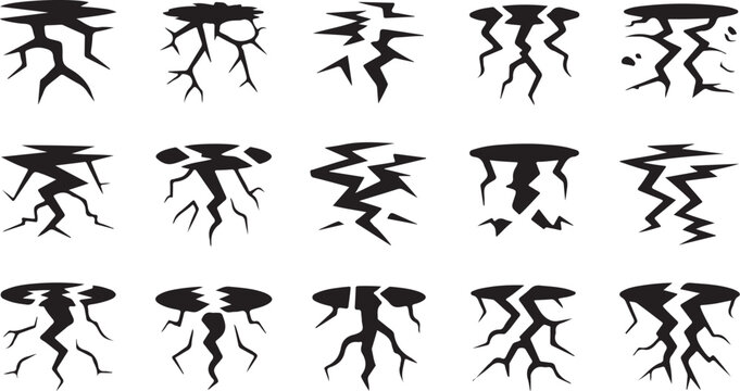 Abstract Black Ink Rorschach Test Inkblot Patterns Art vector design on transparent background