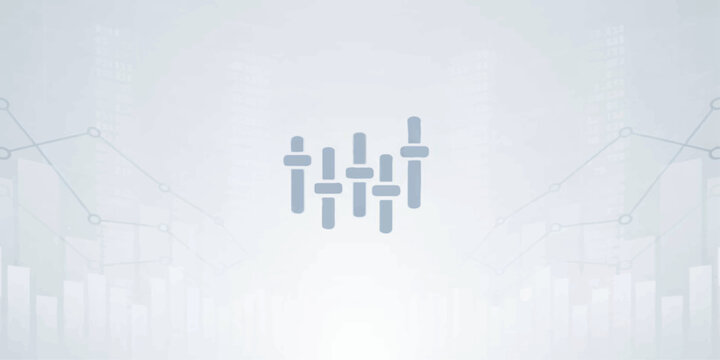 Abstract business concept design featuring a blue binary code background with vector lines and web icons representing an internet marketing idea on a light computer screen illustration
