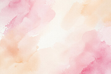 Obraz premium Pink Watercolor Abstract Background – Soft Gradient Texture – Artistic, Gentle, Fluid, Decorative
