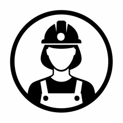 Fototapeta premium worker icon