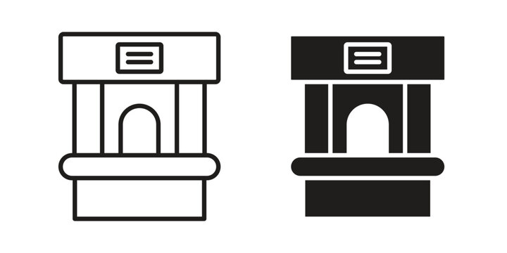 Ticket office icon