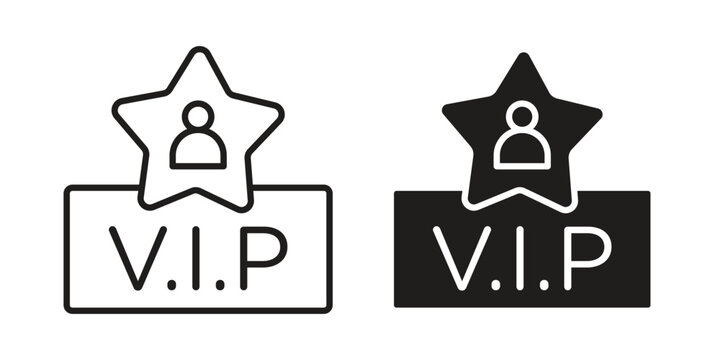 VIP person icon