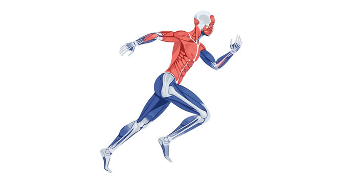 Spider Man Running Fast Action Pose. Vector Icon. EPS Editable