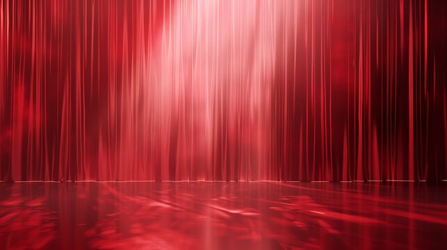 Abstract Red Light Background with Vertical Motion Lines
