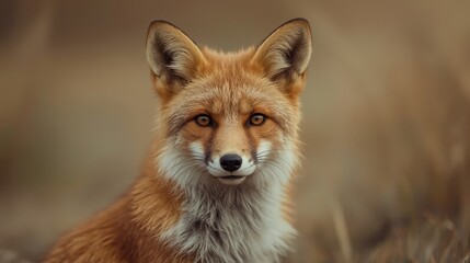 Fototapeta premium Red Fox Face Portrait Wildlife Animal Close Up