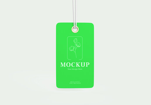 Clothing Tag Mockup