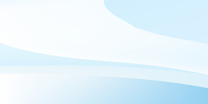 Gelombang biru dan putih abstrak menciptakan desain latar belakang yang halus dan halus