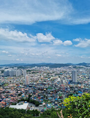 Fototapeta premium This is the urban landscape of Mokpo, Korea.