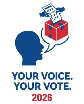 Midterm Elections 2026 Social Media Post Vector Design