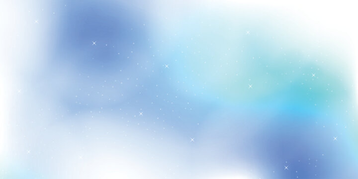 Soft blue gradient with sparkles