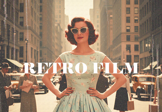 Retro Film Photo Effect