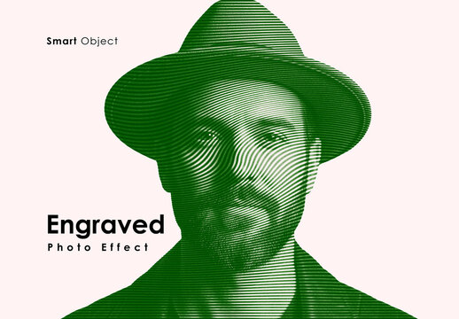 Engraved Photo Effect