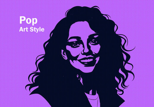 Pop Art Style Photo Effect