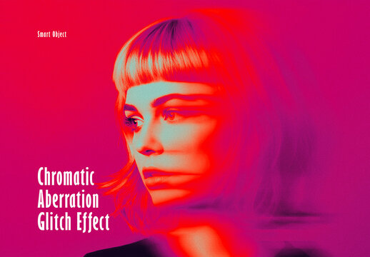 Chromatic Aberration Glitch Effect