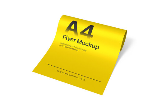A4 Flyer Mockup