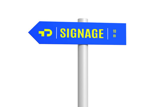 Street Signage Mockup