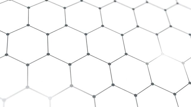 Abstract Hexagonal Geometric Pattern Background