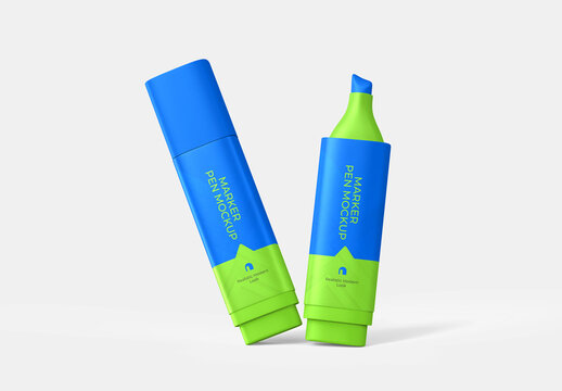 Marker Pen Mockup