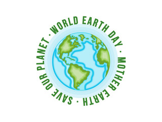 Fototapeta premium world earth day illustration eco friendly ecology concept environment day save the earth mother nature