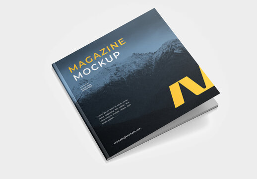 Soft Cover Magazine Mockup