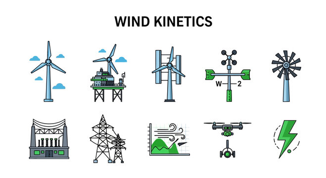 Wind Power Generation Energy Concepts.