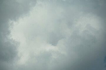 Obraz premium Dark cumulus clouds before rain.