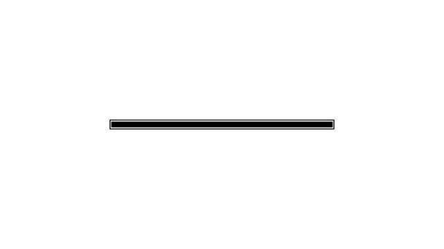 progress bar animation with alpha channel, white loading bar animate on a transparent background, 4k Video