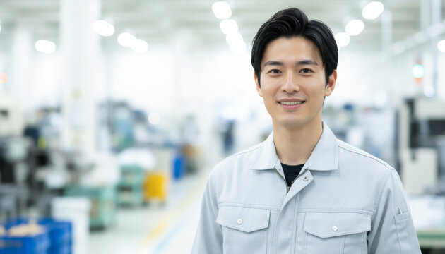 工場で働く従業員・経営者・社長・オペレーター
