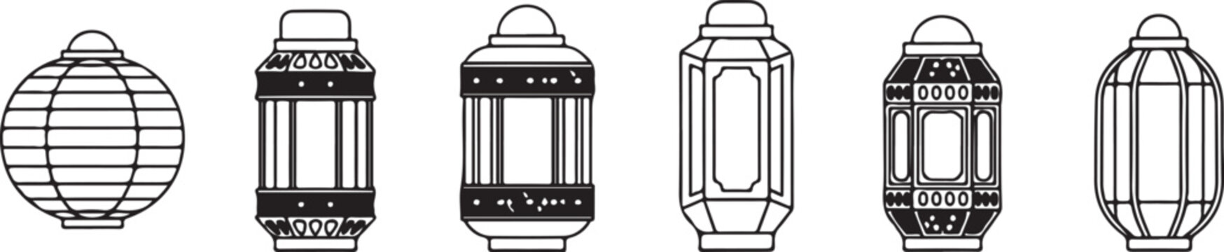 A collection of stylized ancient greek and roman helmet illustrations Vector