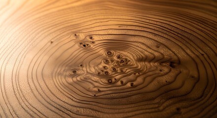 Fototapeta premium A close-up view of a wooden surface with visible growth rings