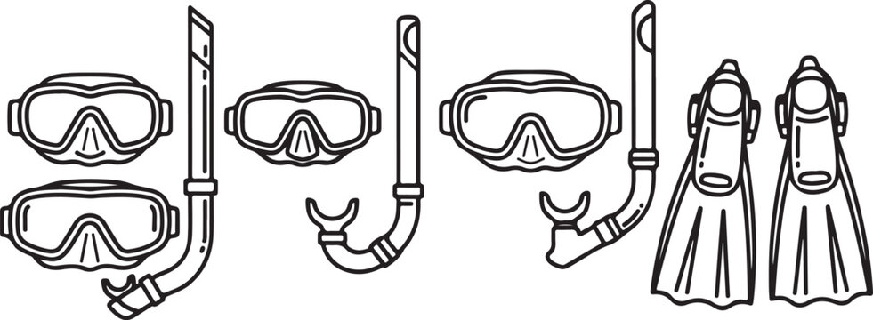 Various styles of handbags and purses illustrated in black and white Vector