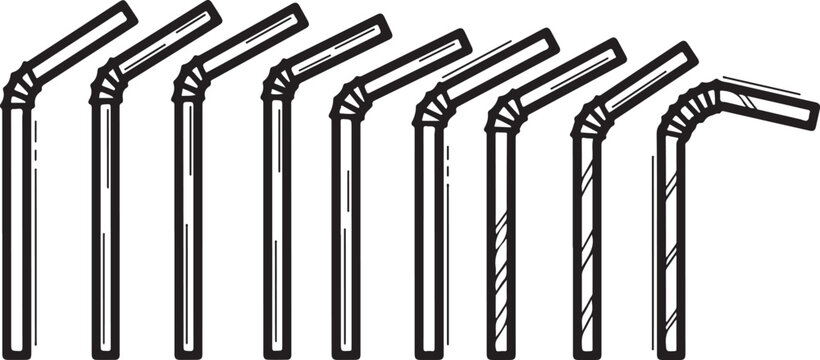 Close-up of a row of classical architectural columns Vector