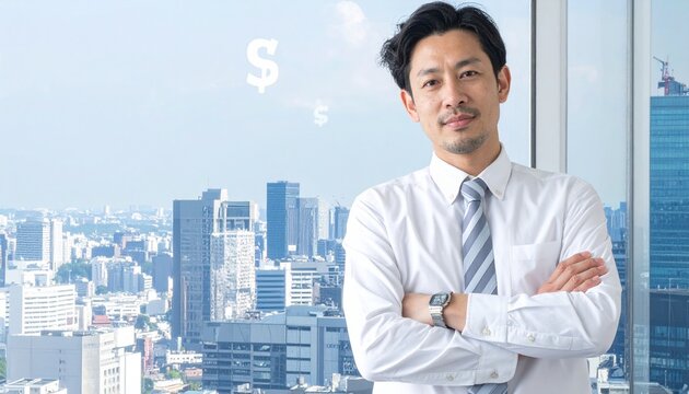 Confident business