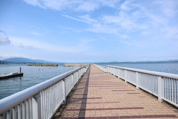Fototapeta premium 海上の橋