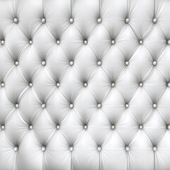 Fototapeta premium White quilted leather texture