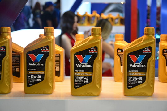 Valvoline synthetic oil at the 20th Inside Racing Bike Fest in Pasay, Philippines