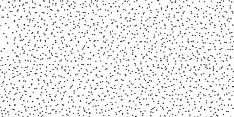 Seamless polka dot pattern. Vector pattern with black circles on white background. © khoimuddin