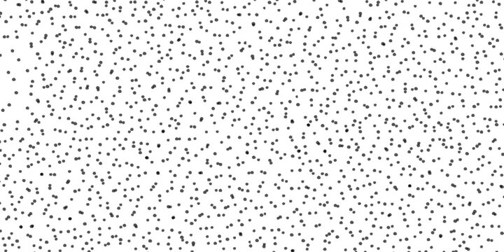 Seamless polka dot pattern. Vector pattern with black circles on white background.
