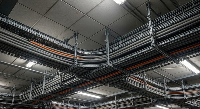 Complex Network of Insulated Cables in Industrial Infrastructure