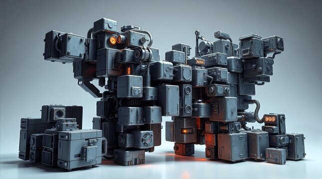 New system structure background