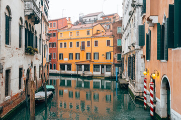 Obraz premium street view of venice, italy