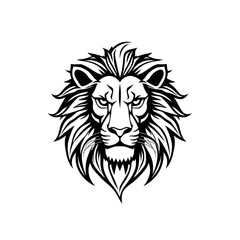Fototapeta premium lion head vector
