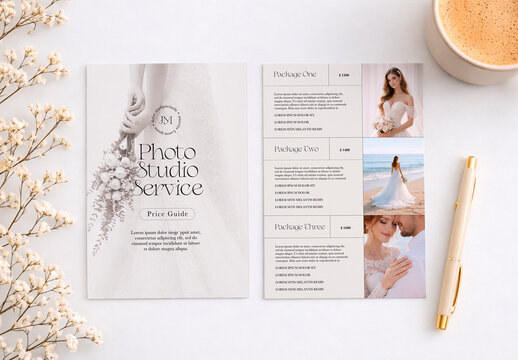 Photographer Price List Flyer