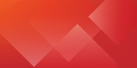 Fototapeta premium Abstract Red Geometric Background With Gradient Squares For Modern Corporate Banner And Presentation Design