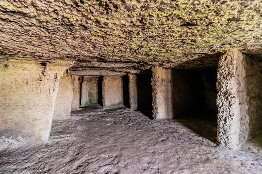 Cave (Pestera) monastery in Orheiul Vechi, Moldova